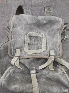 Stary plecak wojskowy KOSTKA.