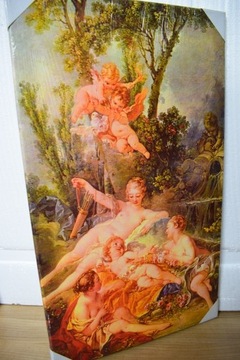 F.Boucher ,,Kupidyn w niewoli '' 1754 reprodukcja