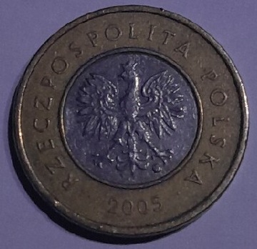 2 zł 2005 r - 2zl 2005r moneta 2 złote 2005 rok