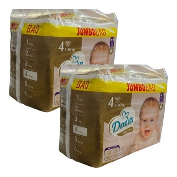 Pampersy Pieluszki Dada 4 Extra Care | 164 szt.