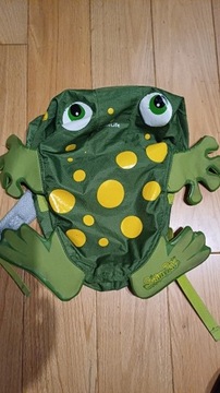 plecaczek żabka, dla dzieci,jednokomorowy