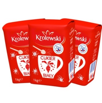 Cukier biały królewski 1kg. 