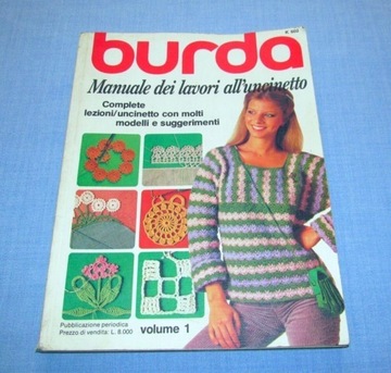 Burda Manuale 1980 Podręcznik dziania na szydełku