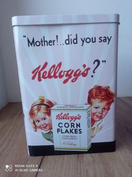 Mother! Did you say Kelloggs? Puszka Vintage