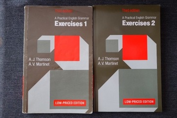 THOMSON, MARTINET ENGLISH GRAMMAR EXERCISES 1, 2