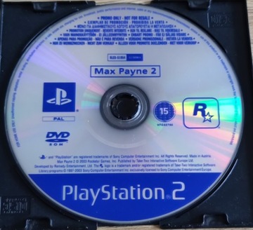 Max Payne 2 PROMO PlayStation 2 PS2 