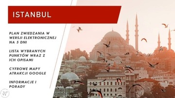 STAMBUŁ (ISTANBUL) TURCJA  5 dniowy plan zwiedzania + 2 mapy Google
