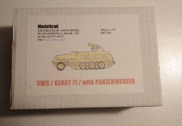 Model firmy Modelkrak pojazd SWS z Panzerwerfer