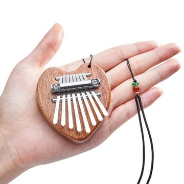 Kalimba Serce - Mały Instrument Pomysł na Prezent