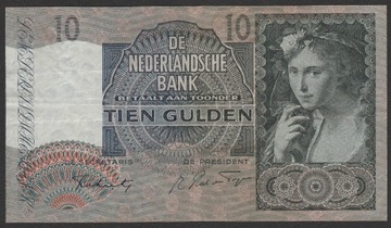 Holandia 10 guldenów 1941 - 7BA