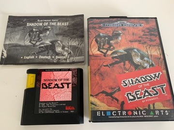 Sega Mega Drive Shadow Of The Beast Gra Kartridż 