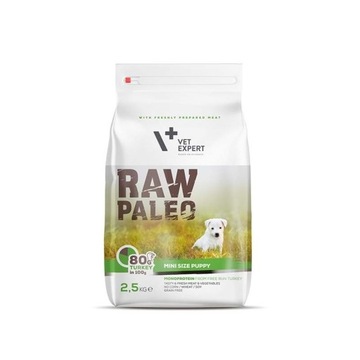 Vet Expert Raw Paleo Puppy Mini indyk 2,5 kg