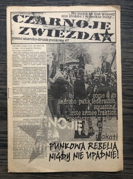 Czarnoje zwiezda #7 punk zine