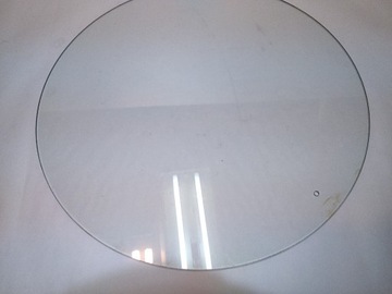 Szkło okrągłe koło ze szkła np.do lampy