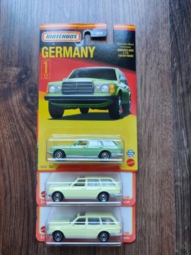 Mercedes-Benz S124 Station Wagon Matchbox 3 sztuki