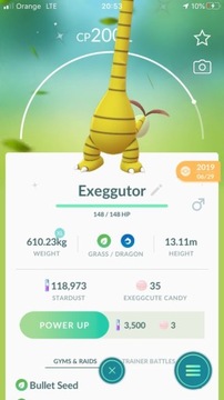 SHINY EXEGGUTOR | Trade (Płatność przybodbiorze)