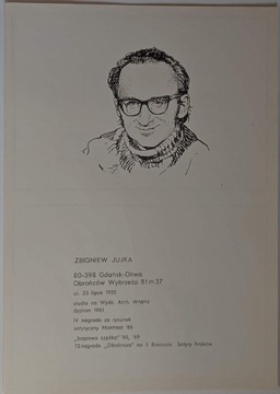 ZBIGNIEW JUJKA SATYRA GRAFIKA OFFSET 1977r 5 SZTUK