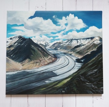 Obraz akrylowy 70x80cm, pejzaż, góry