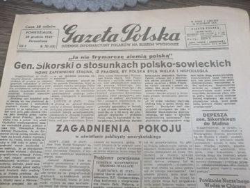 Gazeta Polska 28 grudnia 1942r