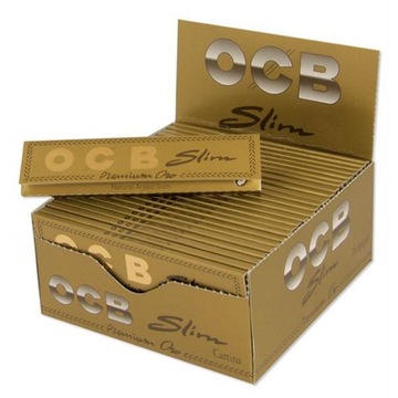 Bibułki bletki OCB Slim Premium "Gold Edition"