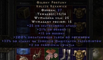 Diablo 2 Resurrected OSŁONY FORTUNY Szybko