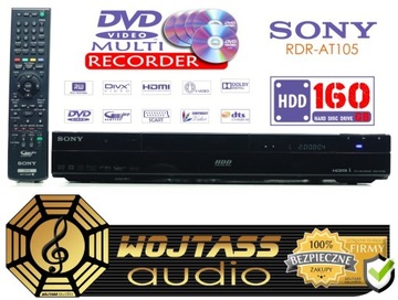 Nagrywarka DVD Sony RDR-AT105 160 HDD DivX HDMI