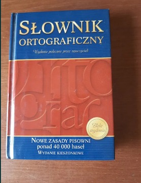 Słownik ortograficzny Greg wydanie kieszonkowe