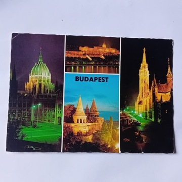 Pocztówka Budapeszt, 1980 r. 