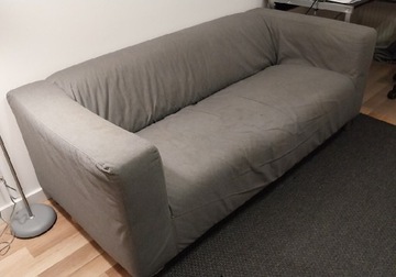 Sofa szara (używana) idealna do altanki, na balkon