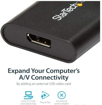 StarTech Adapter USB 3.0 na DisplayPort -4K 30 Hz 