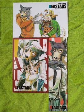 Manga Beastars pocztówki zakładka z prenumeraty