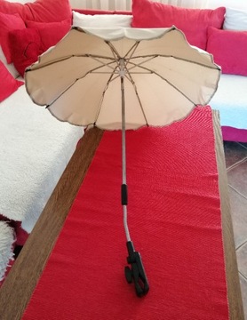 parasol do wózka caretero beżowy
