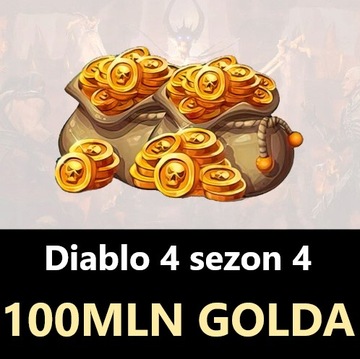 100 mln GOLDA Diablo 4 Sezon 4: Blood Reborn nowy sezon