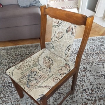 6 sztuk krzeseł tapicerowanych
