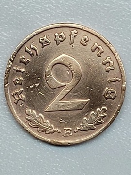 1939 Niemcy  2 pfennig E