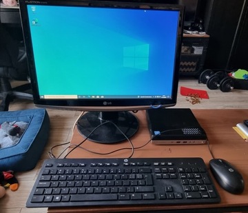 Komputer HP Prodesk 600 G3 Mini - kompletny zestaw