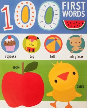 100 first words - książka po angielsku dla dzieci