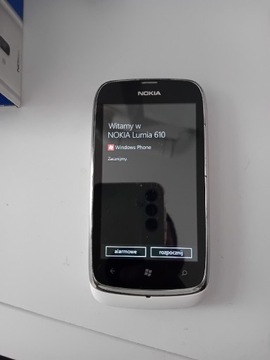 Nokia Lumia 610 biała komplet Polecam !!!