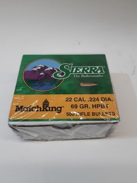  Sierra Match King HPBT 69 grain .224  #1380