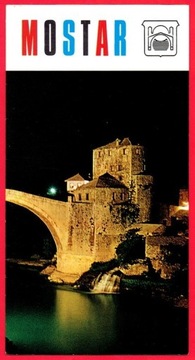 MOSTAR Jugosławia folder turystyczny 1967 rok