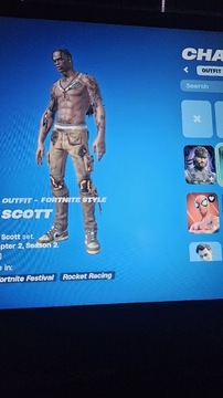 KONTO FORTNITE TRAVIS SCOTT