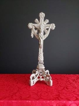 Stary duży krzyż 52 cm