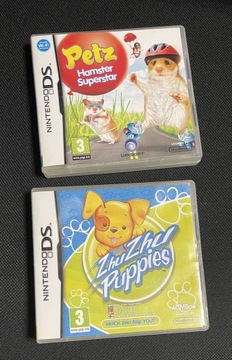 NINTENDO DS PETZ i ZHU ZHU PUPPIES GIERKI