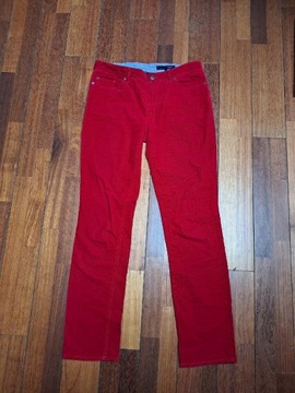 Czerwone spodnie sztruksowe, Tommy Hilfiger 
