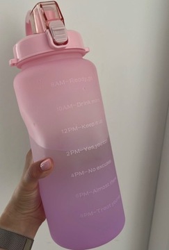 Motywacyjny Bidon 2.2 L różowy bez BPA! 