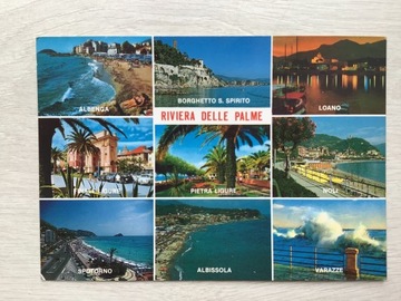 Riviera Delle Palme Włochy pocztówka