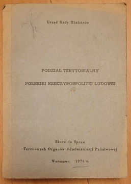 Podział administracyjny PRL 1974