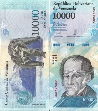 WENEZUELA 1000 BOLIVARES 2017 UNC