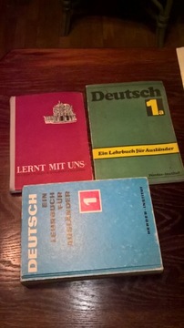 Ksiązki do nauki niemieckiego 3 szt. (693)