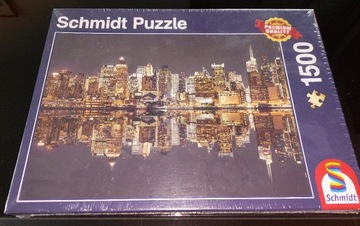 Puzzle Schmidt, Nowy Jork nocą, 1500 elementów